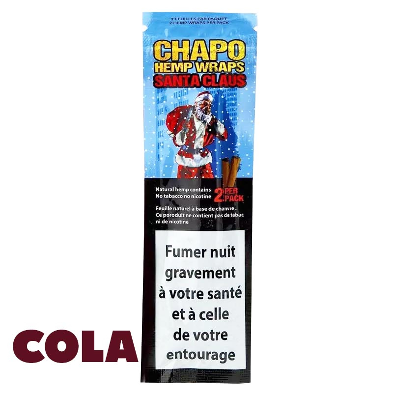 Blunt de Chanvre cola sans tabac SANTA CLAUS