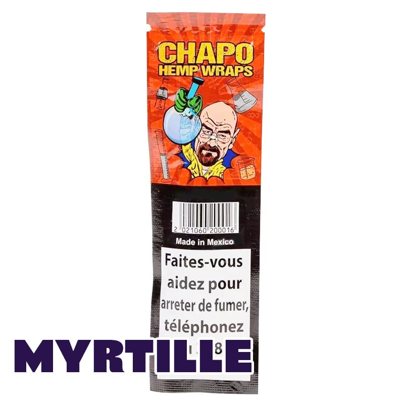 Blunt de Chanvre Myrtille sans tabac WALTR WHIT