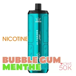 Kit Al Fakher Crown Bar HyperMax Prime 50K Gum Mint