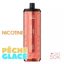 Kit Al Fakher Crown Bar HyperMax Prime 50K Peach Ice