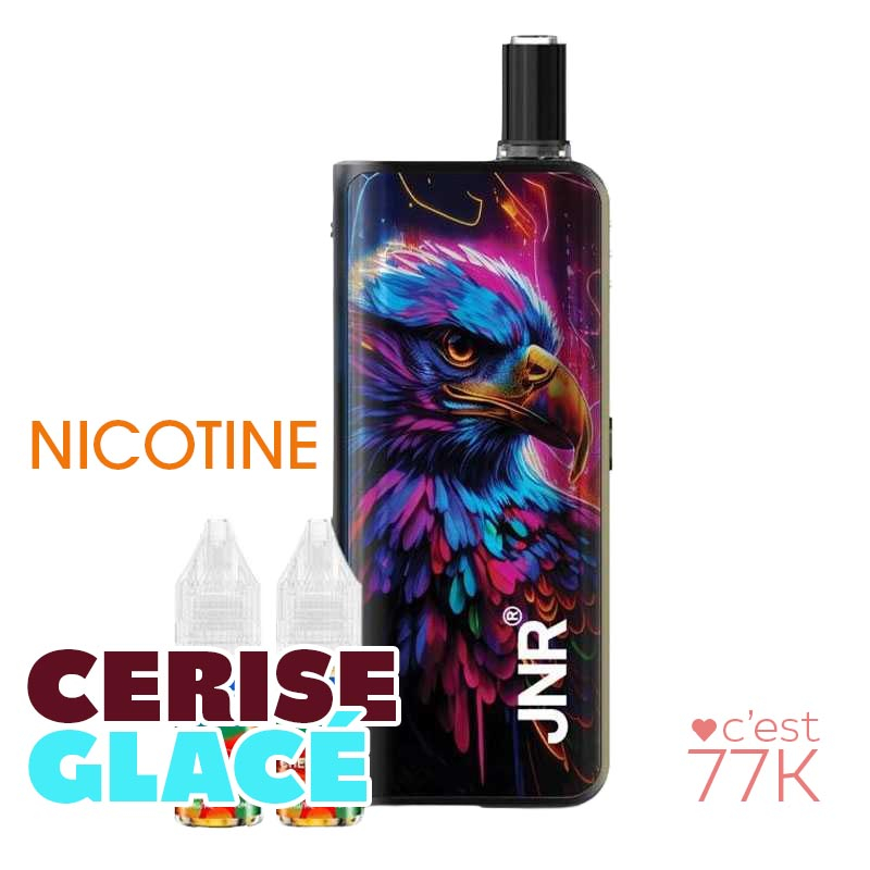 Puff JNR Lucky Vibes 77K Cherry Ice
