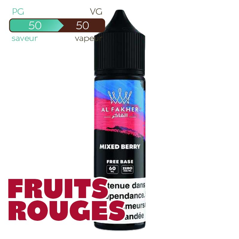 E-liquide Mixed Berries Al Fakher 60ml