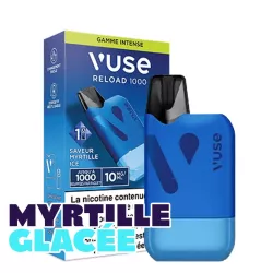 Kit Vuse Reload 1000 BOX + Recharge Myrtille Ice 10mg