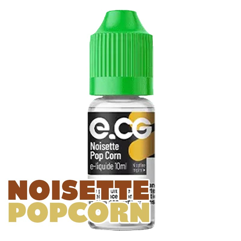 ECG Noisette Pop Corn E-liquide 10 ml