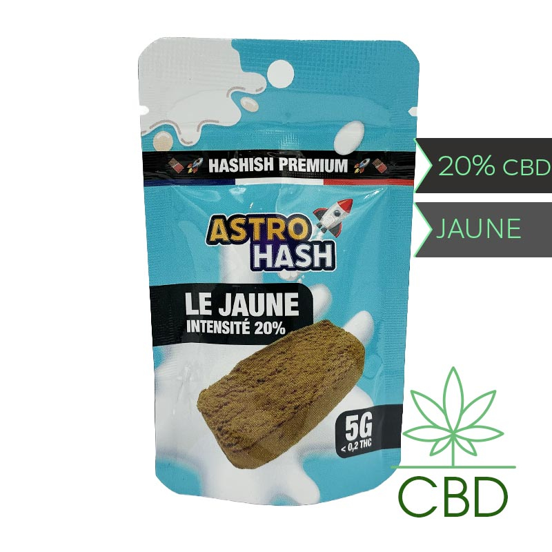 Astro Hash Le Jaune 5 g – Résine 20% CBD