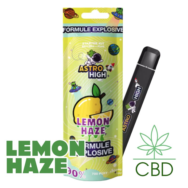 Astro High Vape Pen Lemon Haze 90% – Starter Kit 1 ml