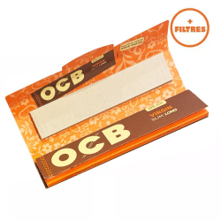 Papier OCB Slim EXTRA LONG Virgin Marron + Filtres carton