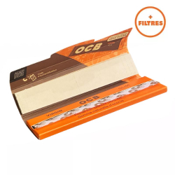 Papier OCB Slim Virgin Marron + Filtres carton