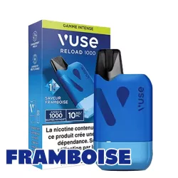 Kit Vuse Reload 1000 BOX + Recharge Framboise 10mg