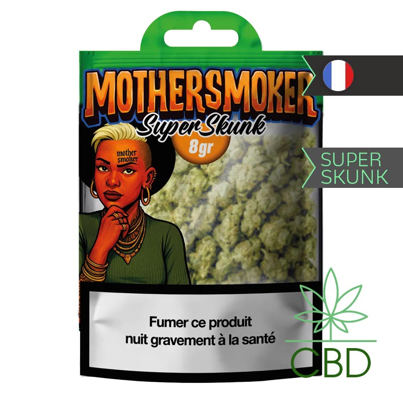 Super Skunk Mother Smoker Fleur CBD 8 g - Haschill