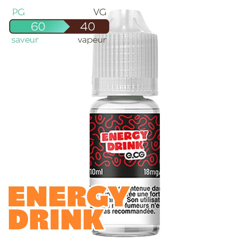 ECG Energy Drink Les Bangerz E-liquide 10 ml