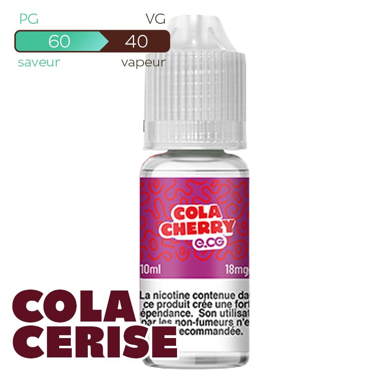 ECG Cola Cherry Les Bangerz E-liquide 10 ml