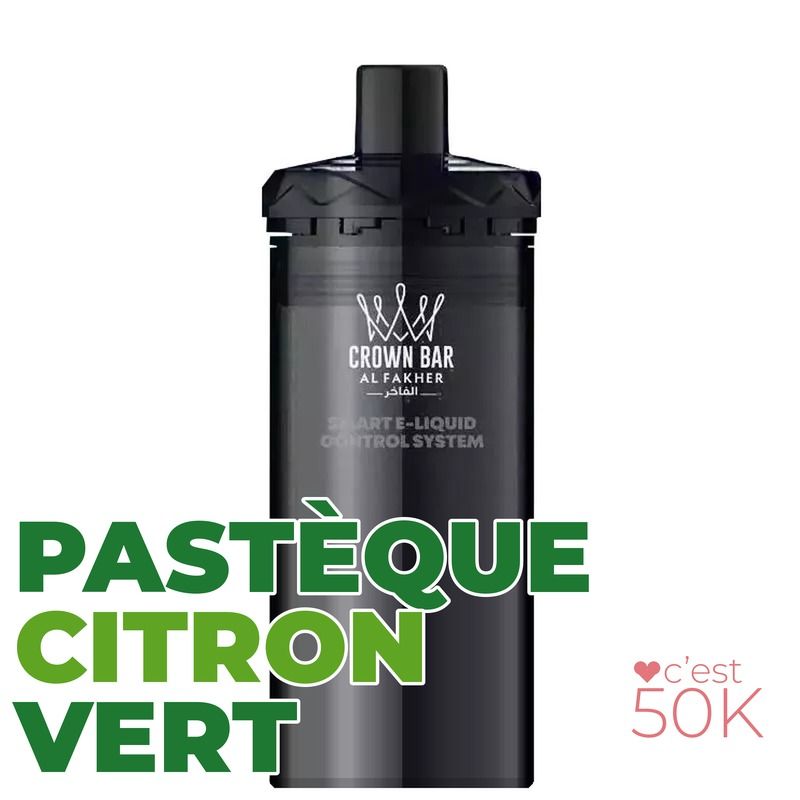 Recharge Al Fakher Crown Bar Hypermax Prime 50K Watermelon Lime – 2 x 10 ml 6 mg/ml