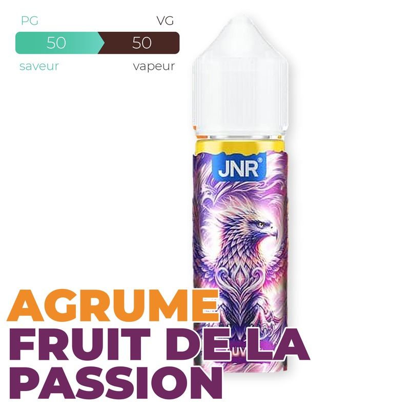 E-liquide JNR Luv 66 50 ml Sans Nicotine – Flacon 70 ml à Booster