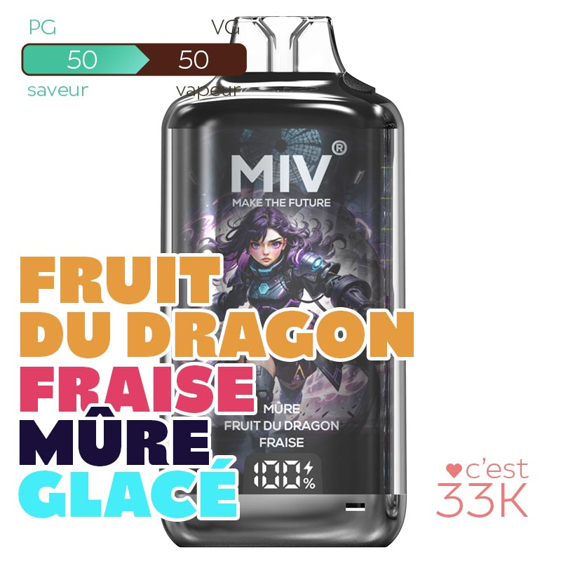 Pod Rechargeable MIV Black Hole 33K - 10 mg