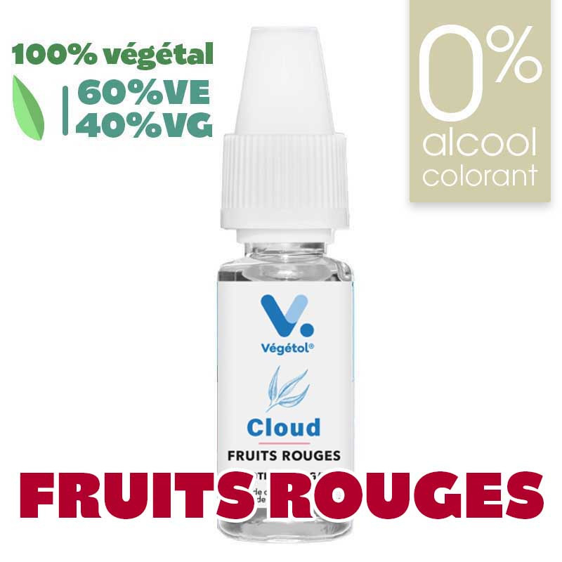 Fruits Rouges Végétol Cloud 10 ml
