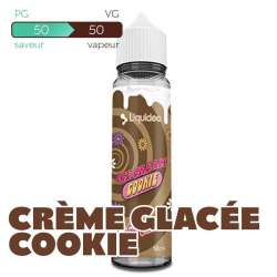 Wpuff eliquide 50ml Ice Cream Cookie Liquidéo