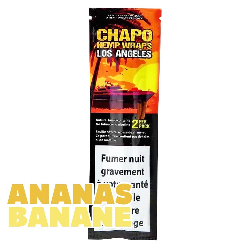 Blunt de Chanvre Ananas Banane sans tabac LOS ANGELES