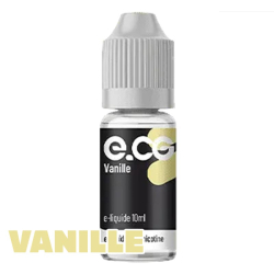 ECG Vanille E-liquide 10 ml
