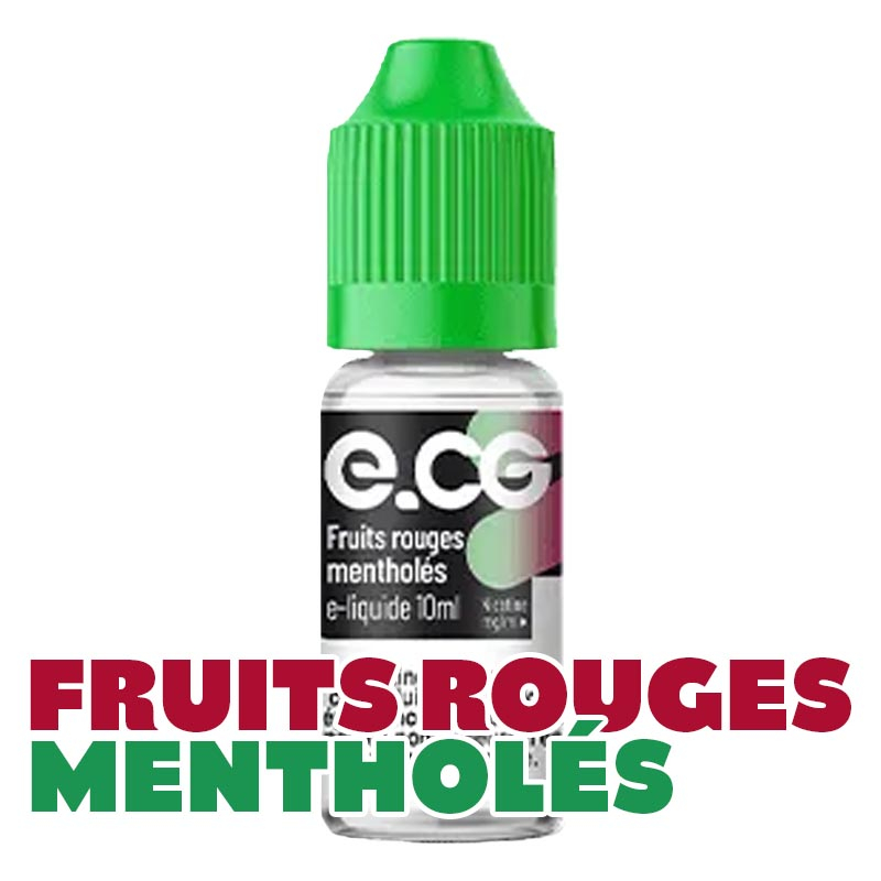 ECG Fruits Rouges Mentholés 10 ml