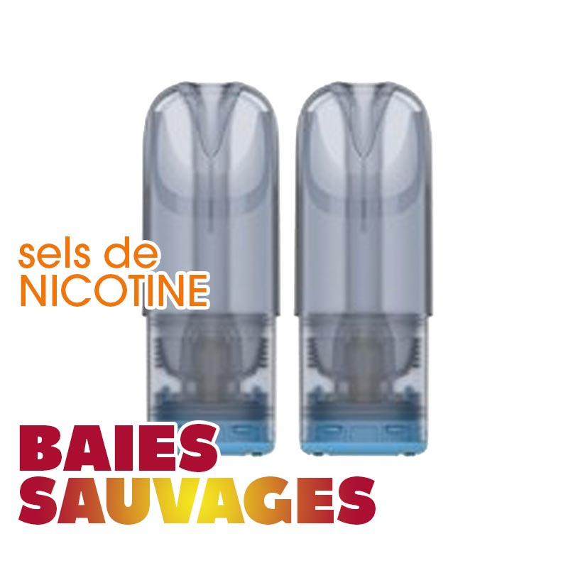 Pods RELX No Cloud Baies Sauvages Smooth 15 mg | Folium Boutique