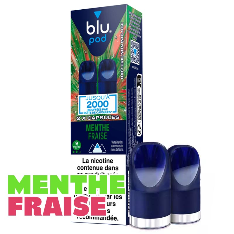 Pod Menthe Fraise BLU BAR
