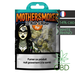 White Rhino Mother Smoker Fleur CBD 8 g - Haschill
