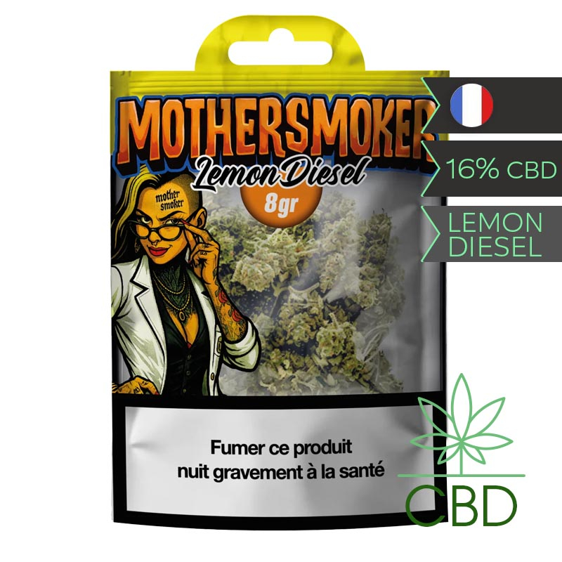 Lemon Diesel Mother Smoker Fleur CBD 8 g - Haschill