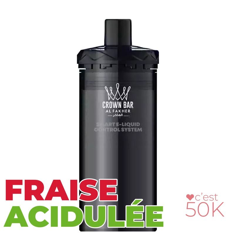 Recharge Al Fakher Crown Bar Hypermax Prime 50K Strawberry Punch – 2 x 10 ml 6 mg/ml