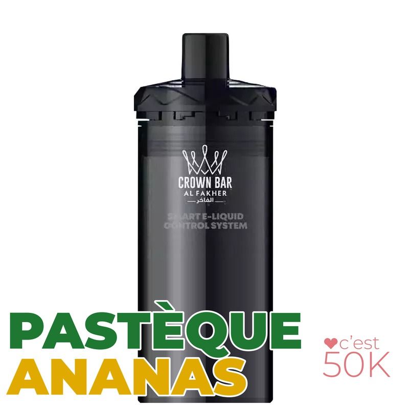 Recharge Al Fakher Crown Bar Hypermax Prime 50K Watermelon Pineapple – 2 x 10 ml 6 mg/ml