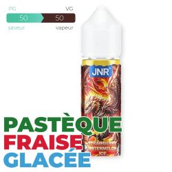 E-liquide JNR Strawberry Watermelon Ice 50 ml Sans Nicotine – Flacon 70 ml à Booster