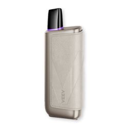 Kit E-cig VEEV One Plus Doré – Batterie Rechargeable 720 mAh, Rangement 2 Pods