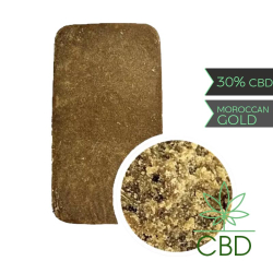 Résine CBD sans THC Moroccan Gold 30% - 2 g - Marie Jeanne