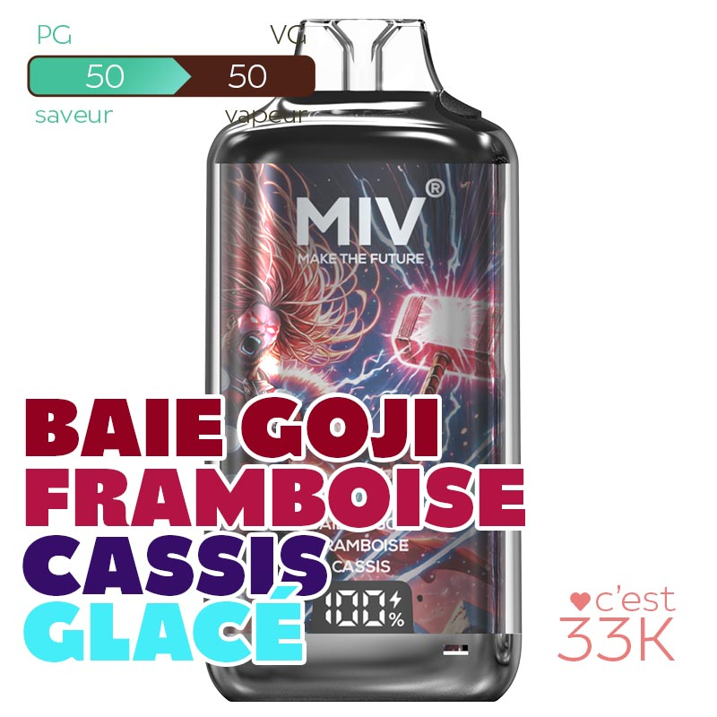 Pod Rechargeable MIV Godji 33K - 10 mg