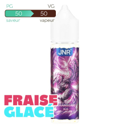 E-liquide JNR Strawberry Ice 50 ml Sans Nicotine – Flacon 70 ml à Booster