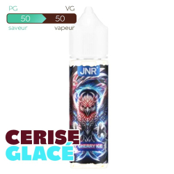 E-liquide JNR Cherry Ice 50 ml Sans Nicotine – Flacon 70 ml à Booster