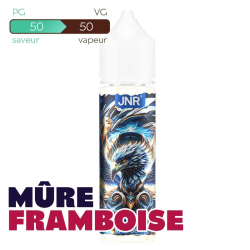 E-liquide JNR Blackberry Red Raspberry 50 ml Sans Nicotine – Flacon 70 ml à Booster
