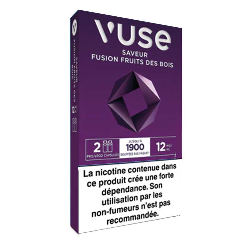 RECHARGE VUSE EPOD FUSION FRUITS DE BOIS