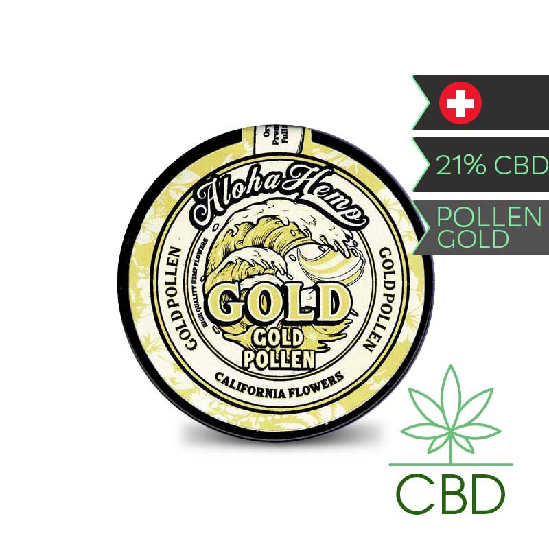Gold Pollen CBD 2G Aloha Hemp