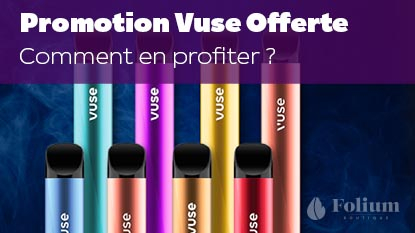 Promotion VUSE Puff offerte