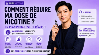 Comment réduire ma dose de nicotine ?
