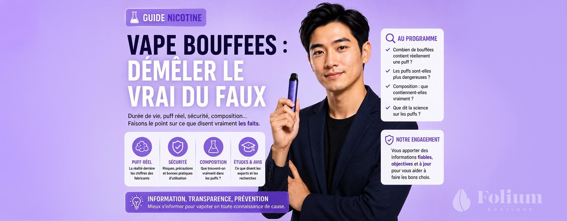 Vape & bouffées : démêler le vrai du faux